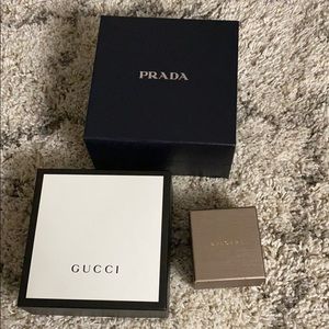 3boxes of GUCCI, BVLGARI & PRADA